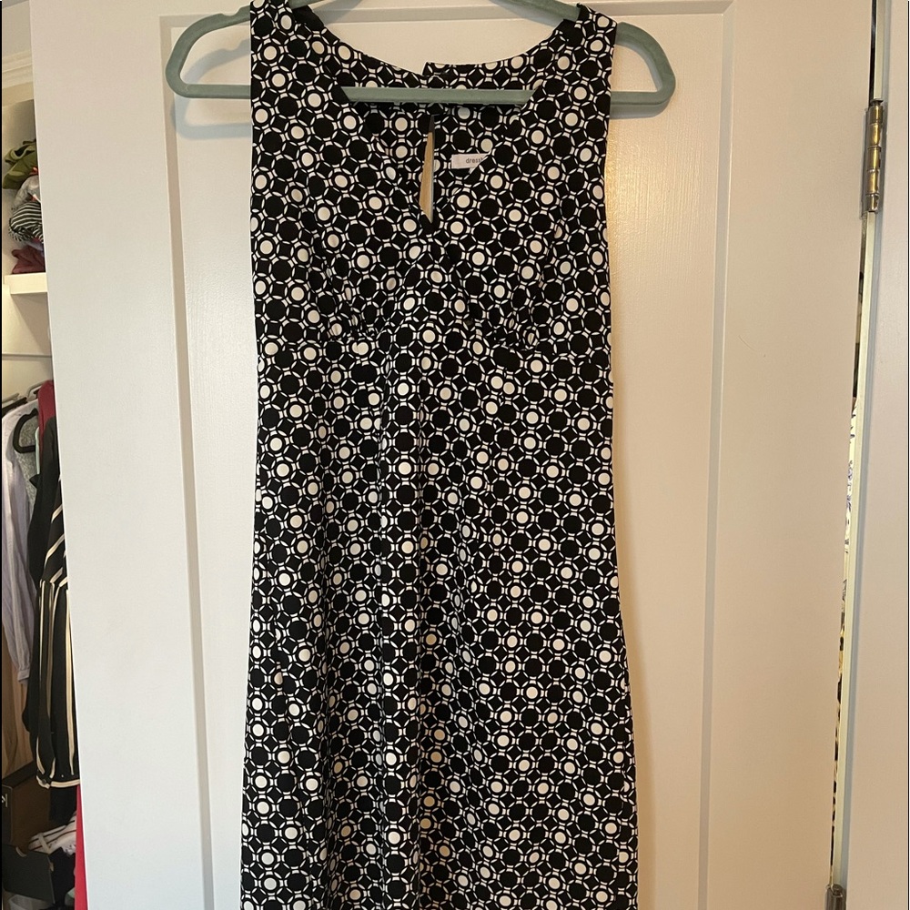 Dress barn black and white dress